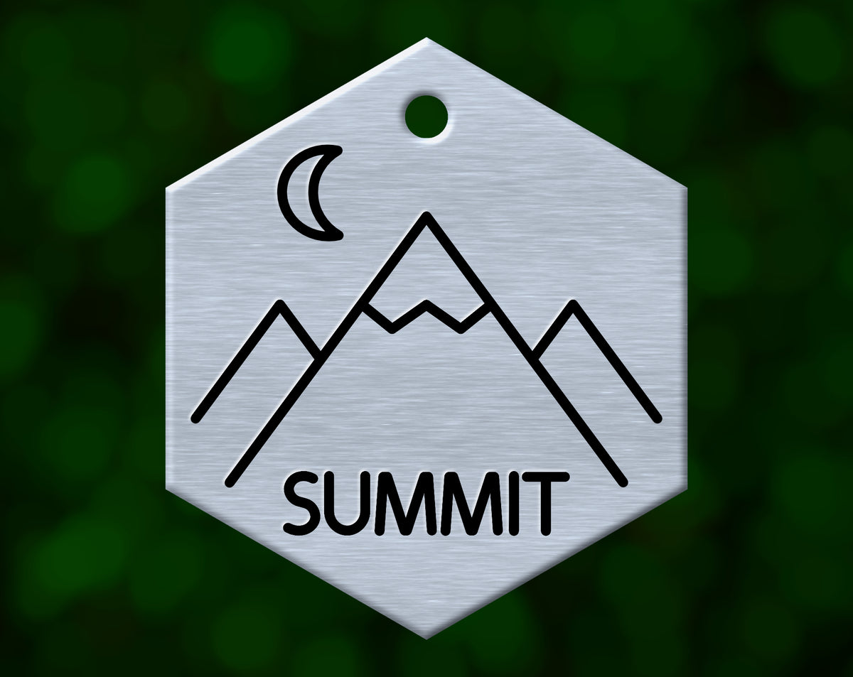Summit Dog Tag (Hexagon)