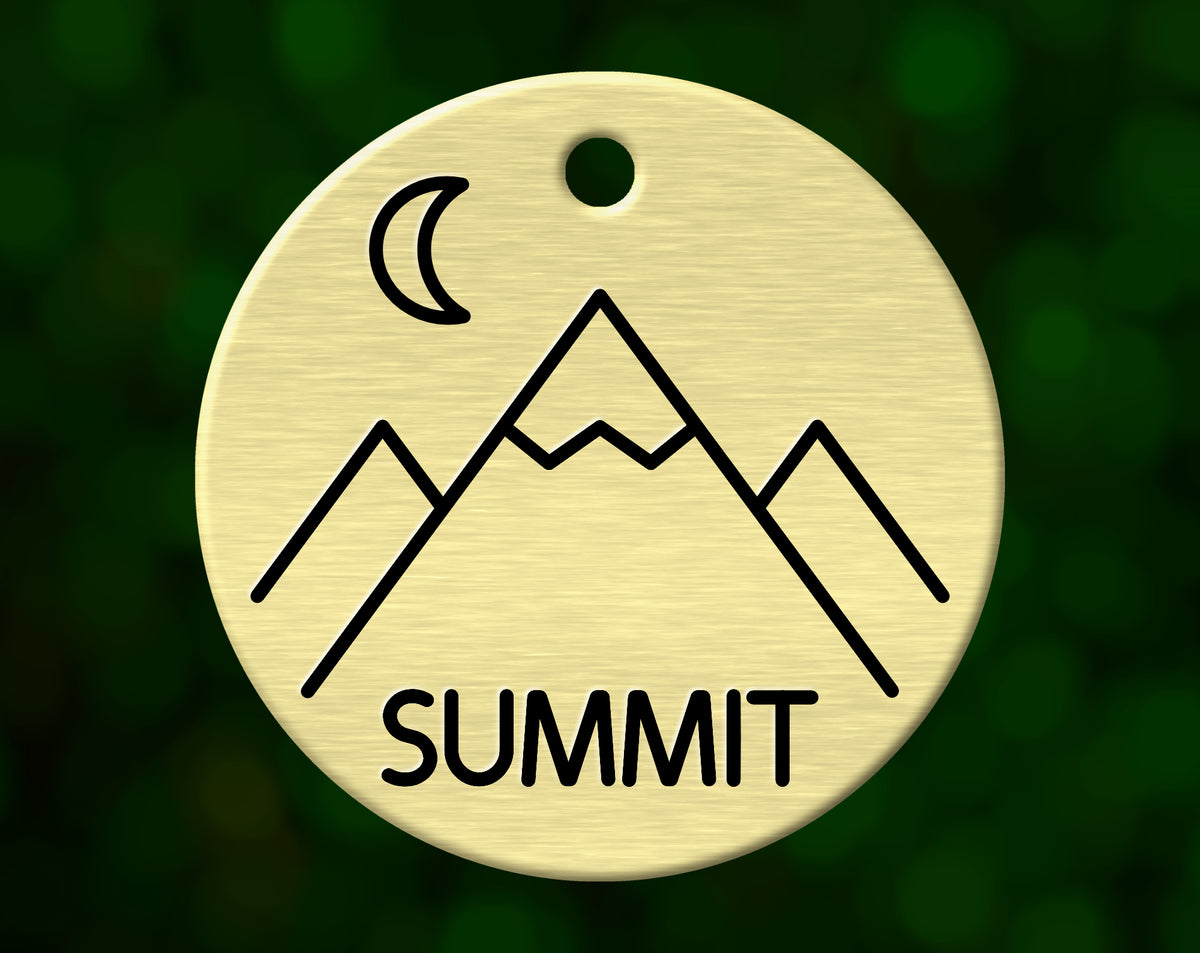 Summit Dog Tag (Round)