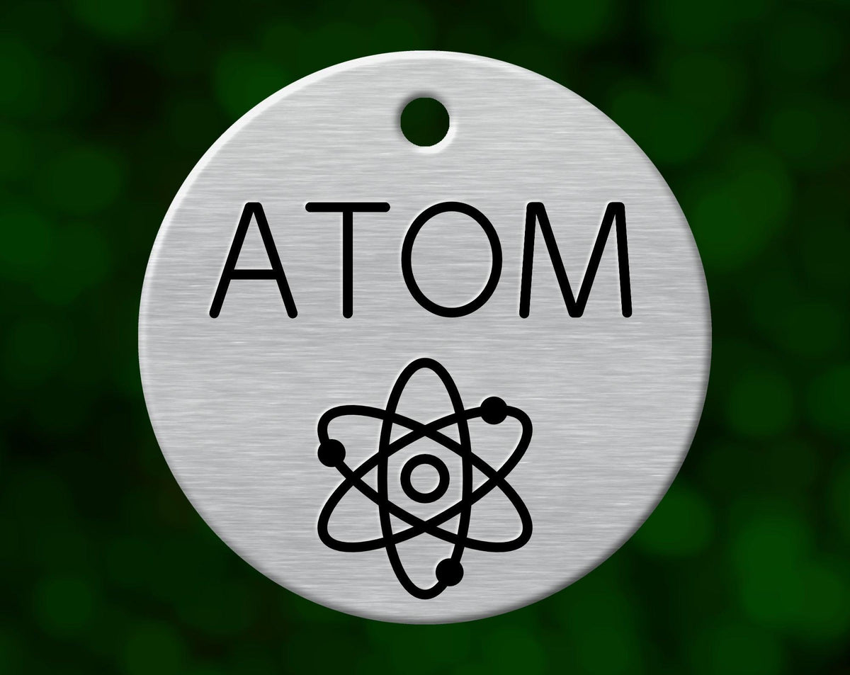 Atom Dog Tag (Round)