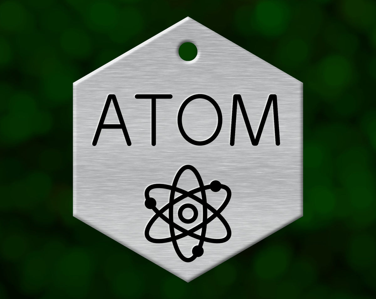 Atom Dog Tag (Hexagon)