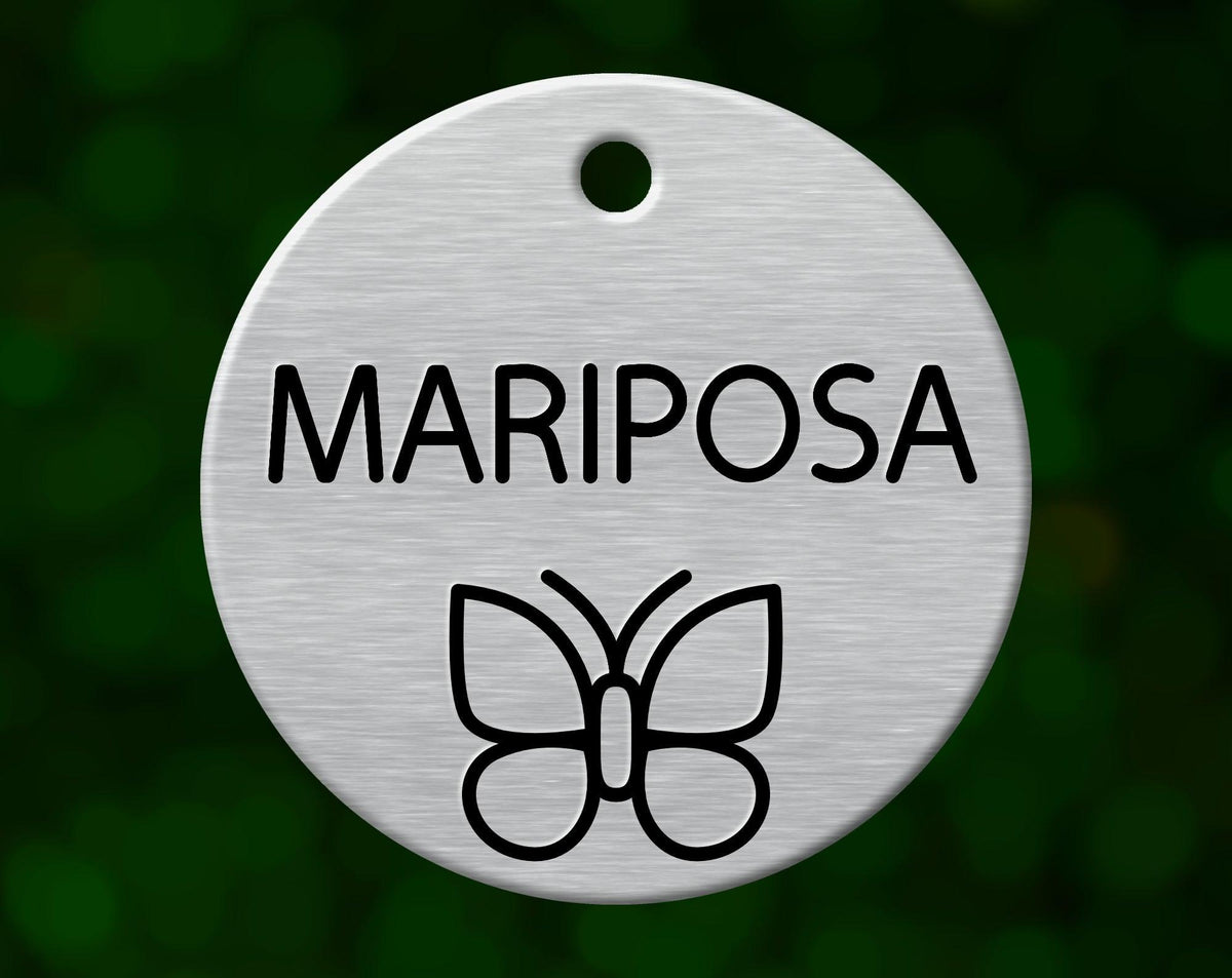Butterfly Dog Tag
