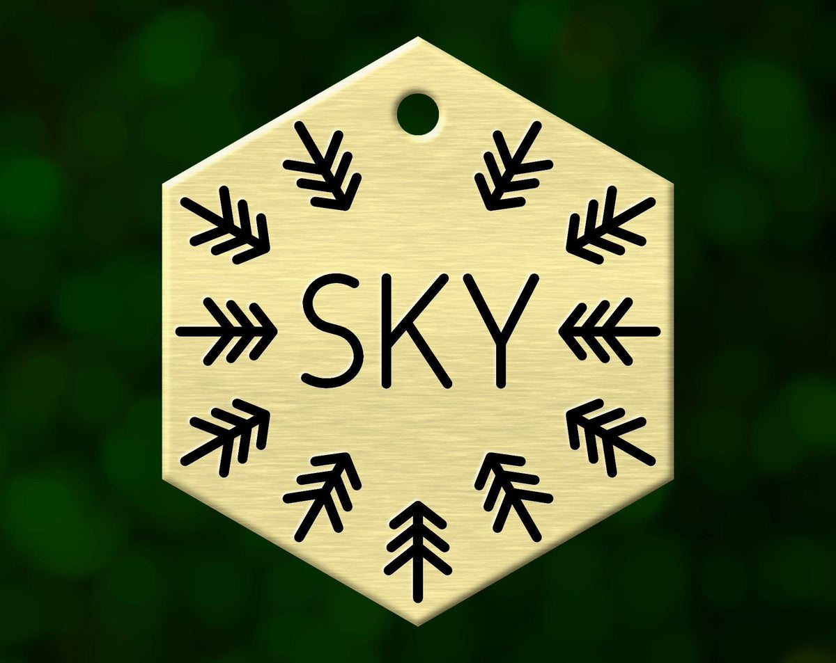 Canopy Dog Tag (Hexagon)
