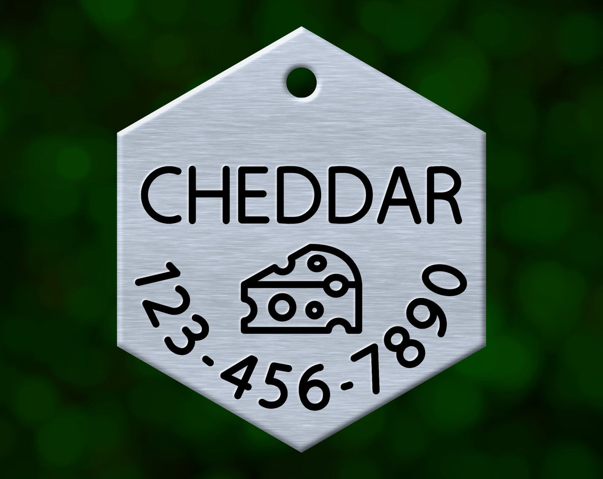 Cheese Dog Tag