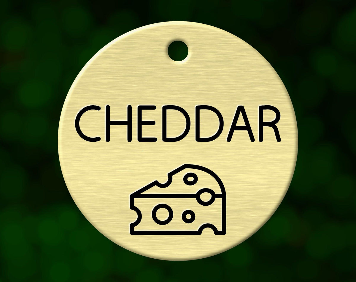 Cheese Dog Tag (Round)