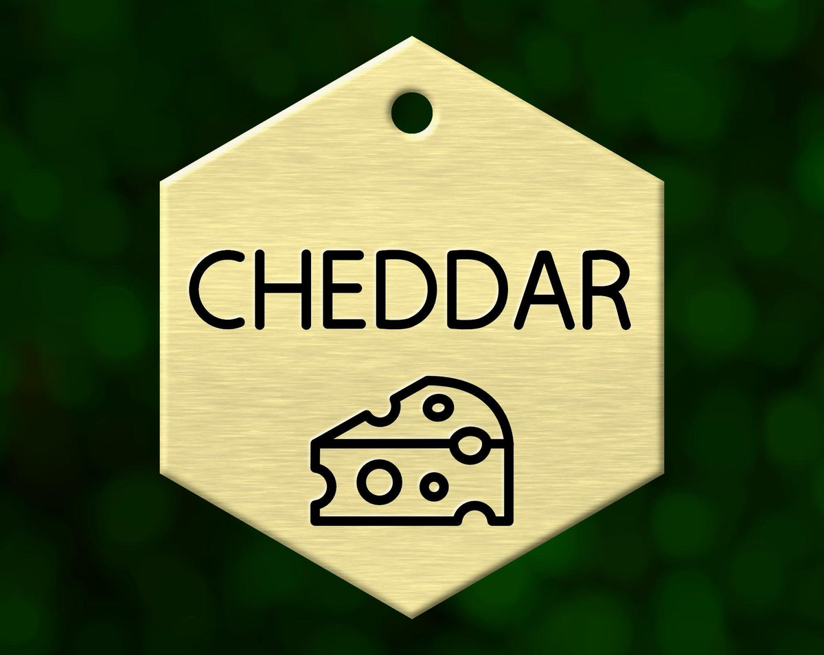 Cheese Dog Tag