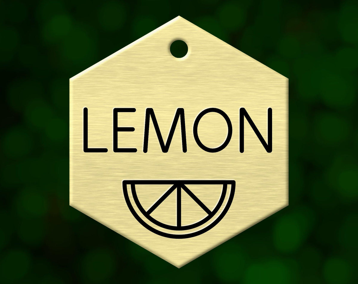 Lemon Dog Tag