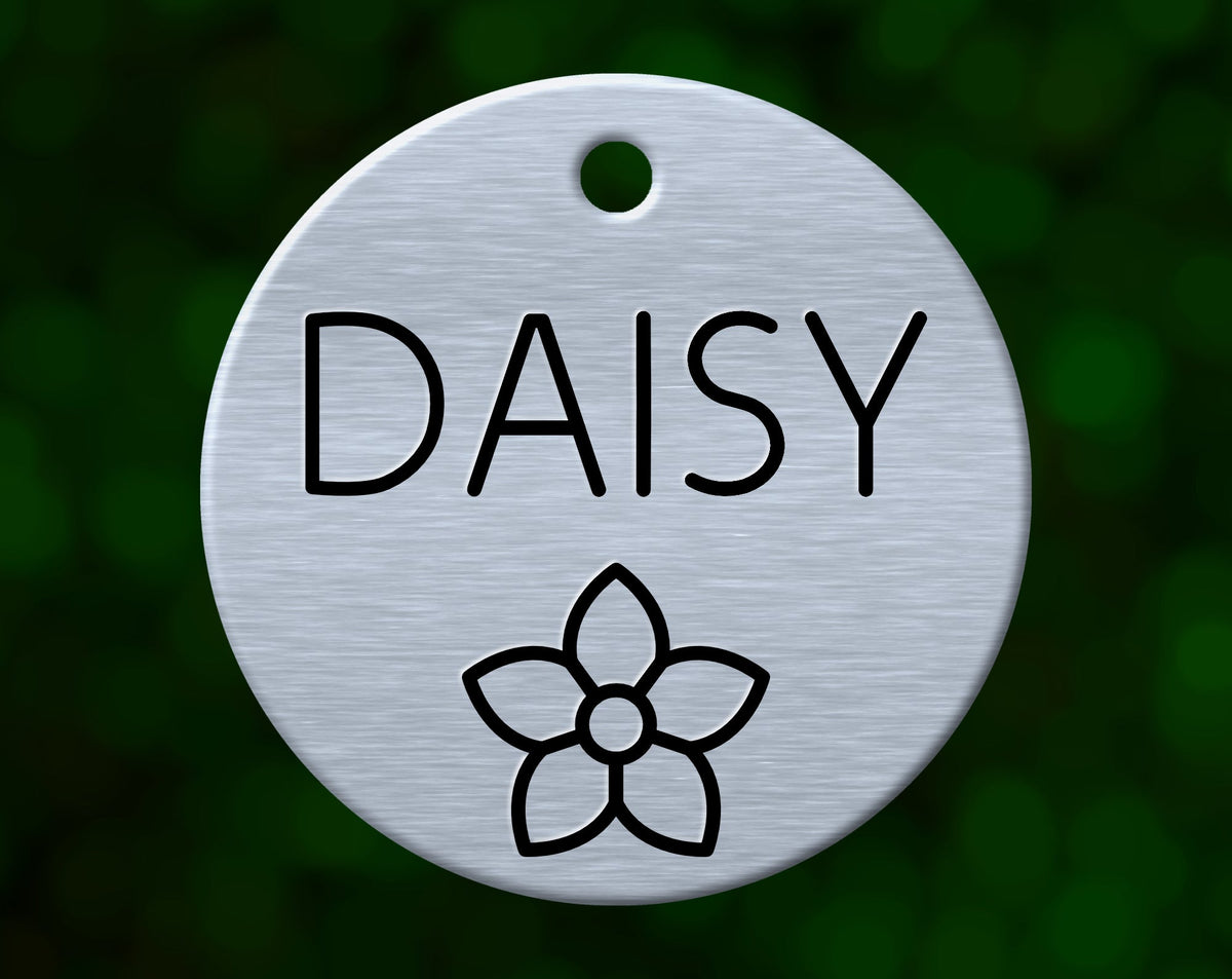 Daisy Dog Tag (Round)