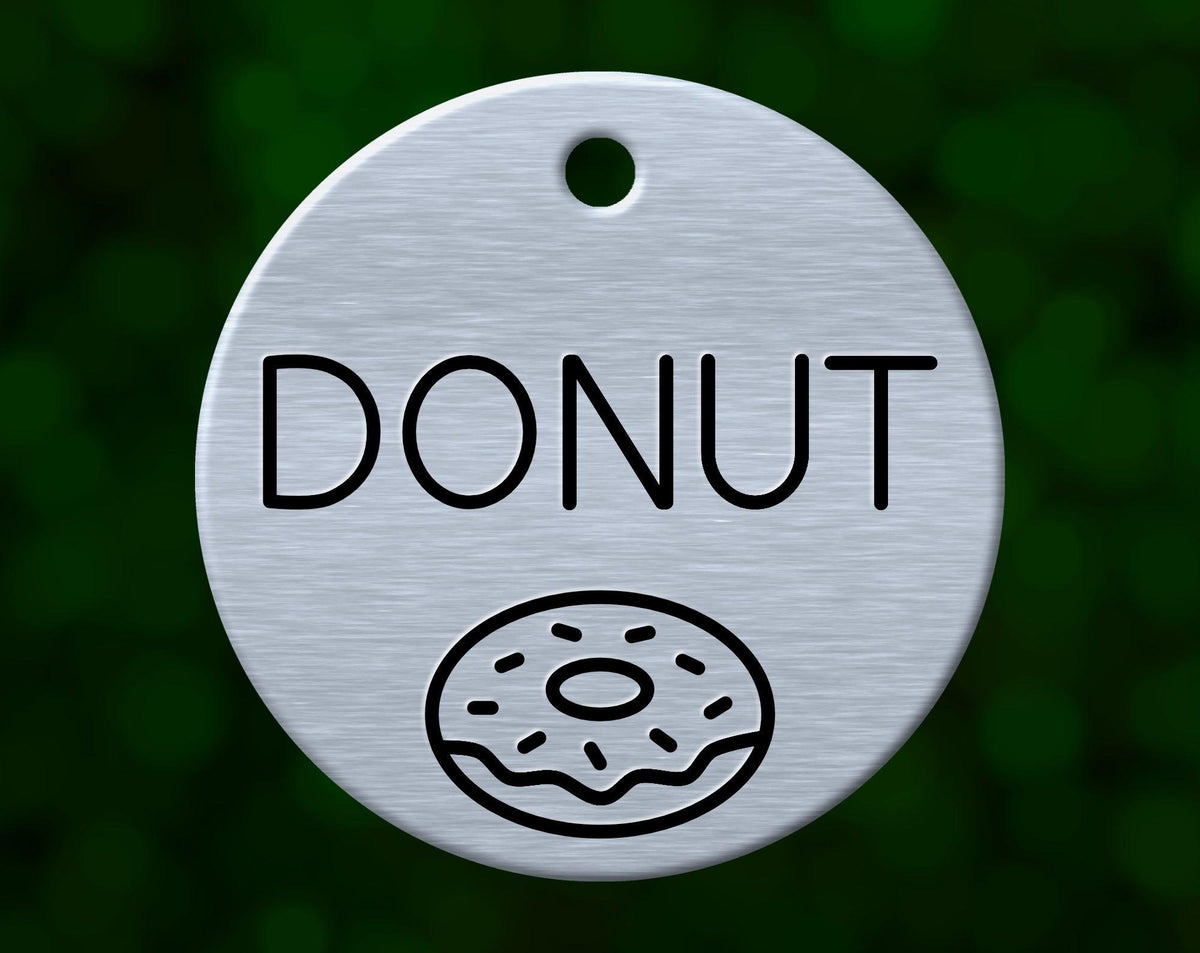 Donut Dog Tag (Round)