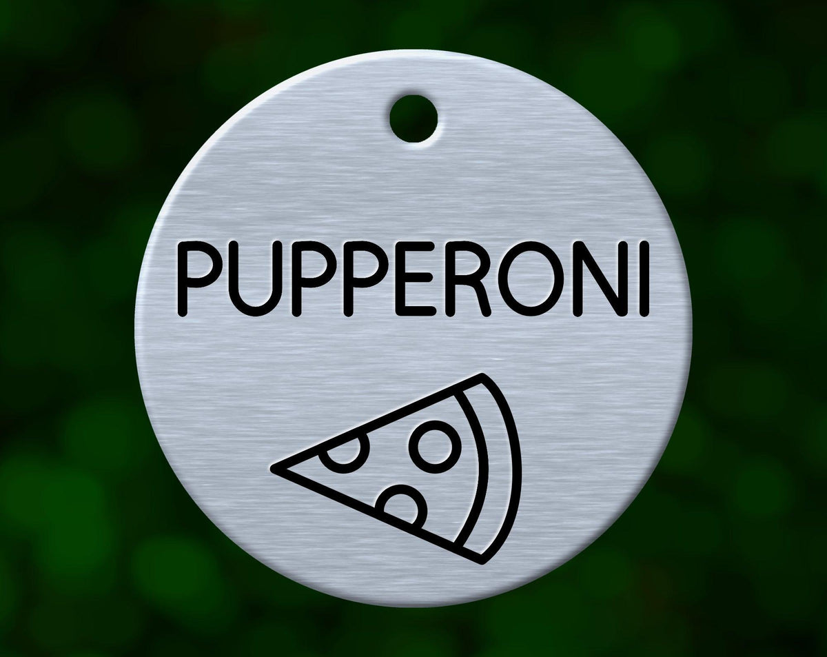 Pizza Dog Tag (Round)