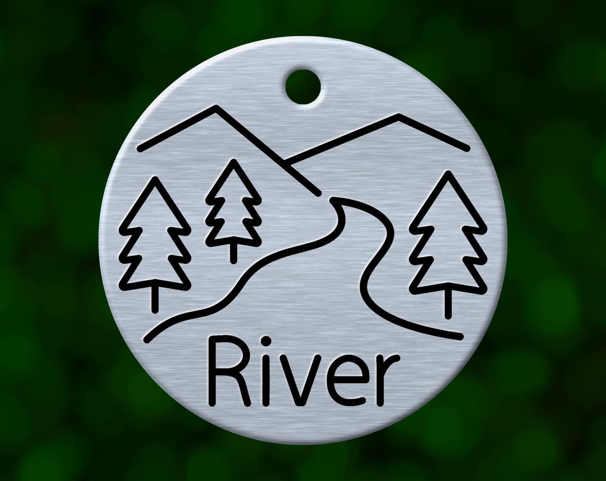 River Dog Tag (Round)