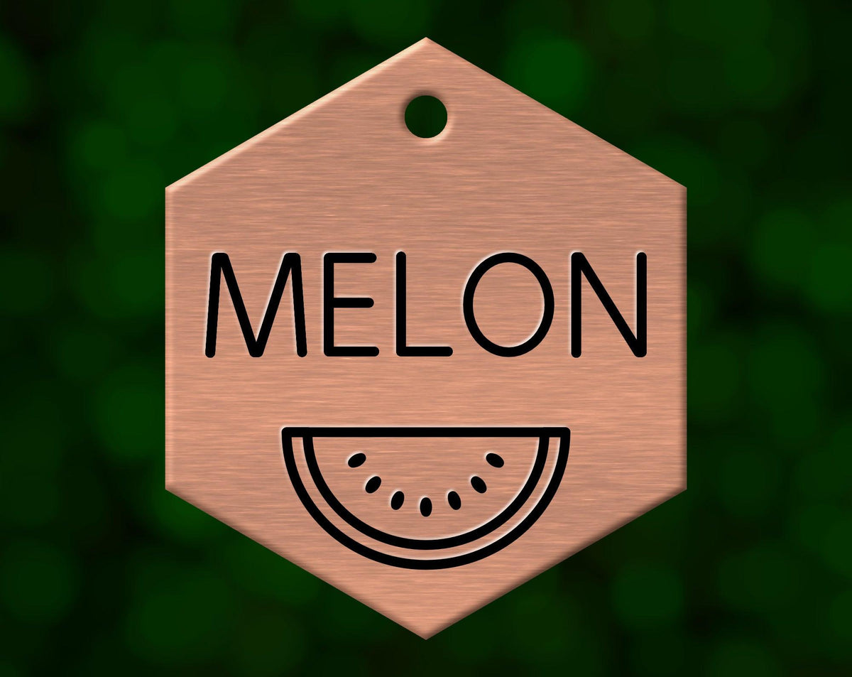 Watermelon Dog Tag (Hexagon)
